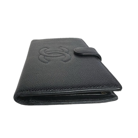 Chanel CC TImeless Caviar Bi-fold Black Wallet - Picture 4 of 13